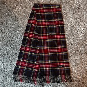 Classic Plaid Cashmere Scarf